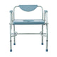 Commode Chair, Bedside Commode With Drop-Down Arms And Detachable Backrest, 5-Level Adjustable Height, 7L Removable Bucket, Easy To Assemble, 1000LBS Capacity, Portable Toilet For Adults Seniors EX-STOCK