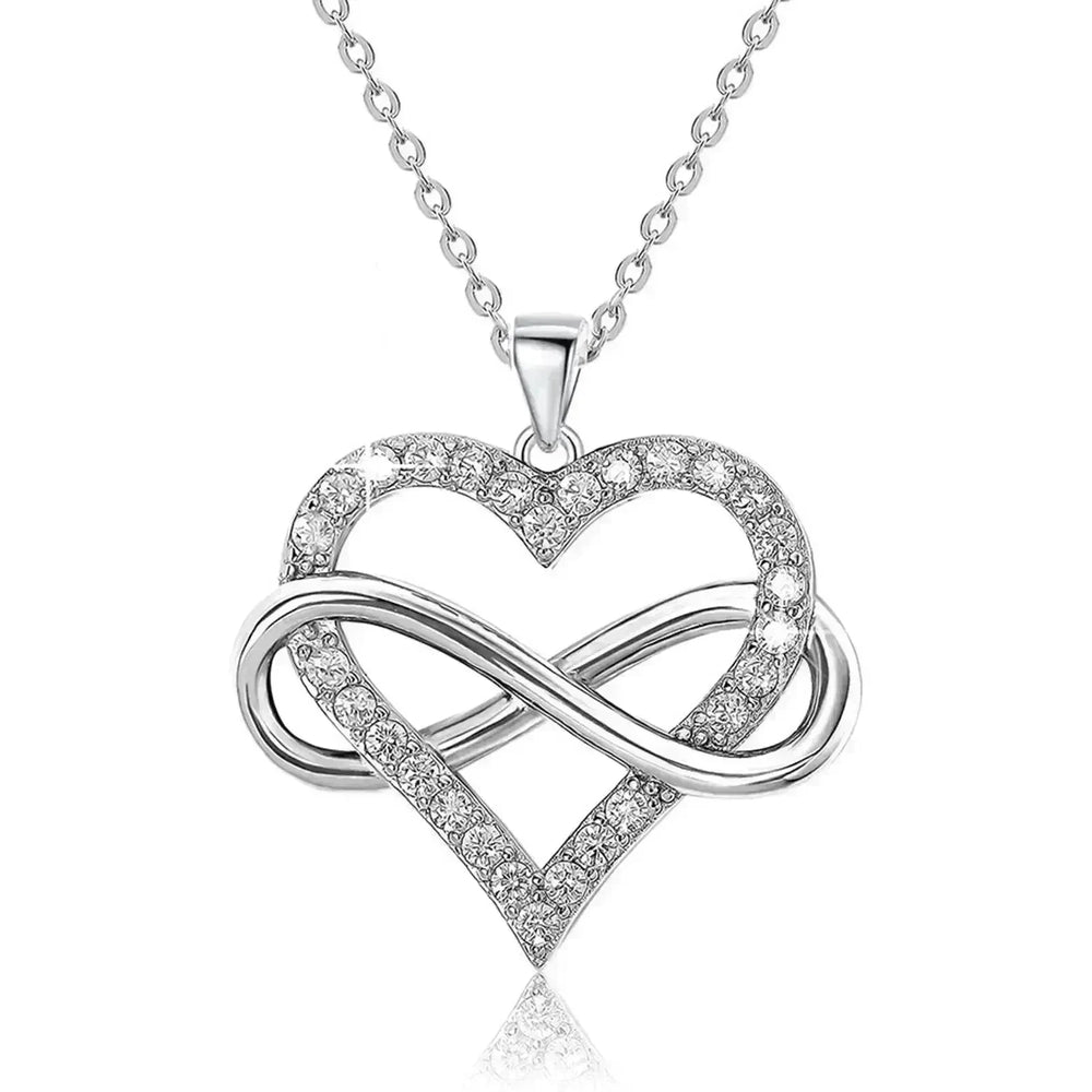 Unlimited Love Necklace Women Wrapped Love Valentine's Day Gifts All Match High-grade Can Not Be Dropped Collarbone Chain - EX-STOCK CANADA