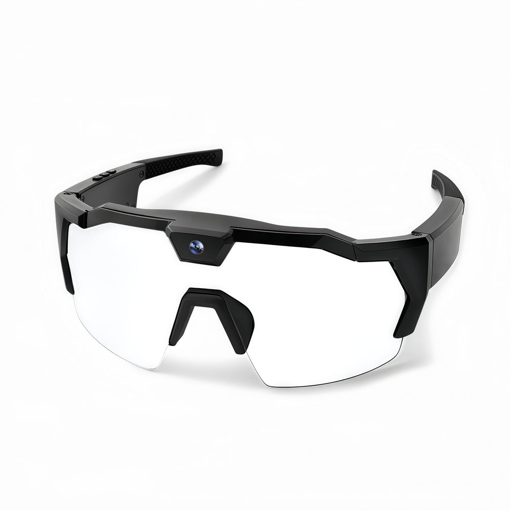 AI Smart Riding Glasses with Built-In Camera & Wi-Fi – Photochromic Cycling Sunglasses