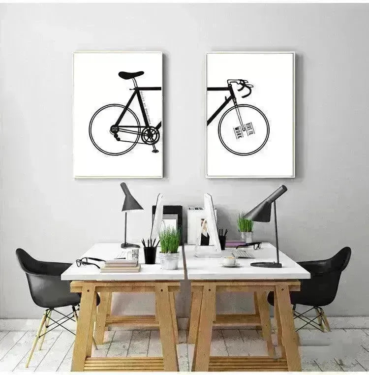 Bicycle decorative painting core Home Decoration Wall Decoration - EX-STOCK CANADA