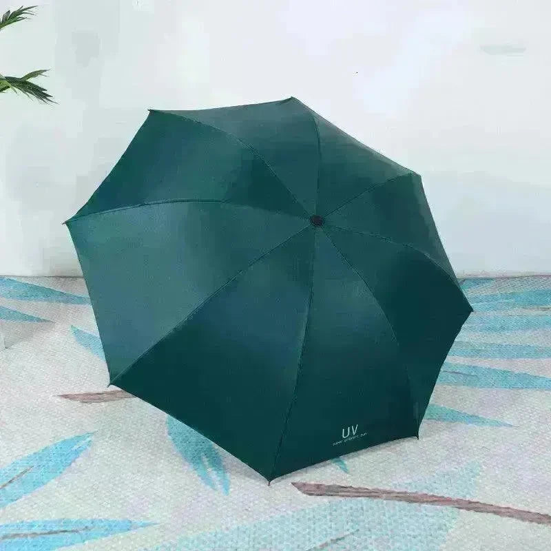 Black Gum Sunscreen Anti Ultraviolet Umbrella Advertising Umbrella Daisy Umbrella Umbrella Girl - EX-STOCK CANADA