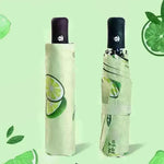 Black Gum Sunscreen Anti Ultraviolet Umbrella Advertising Umbrella Daisy Umbrella Umbrella Girl - EX-STOCK CANADA