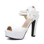 Block Heel Super High Heel Sandals - EX-STOCK CANADA