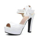 Block Heel Super High Heel Sandals - EX-STOCK CANADA