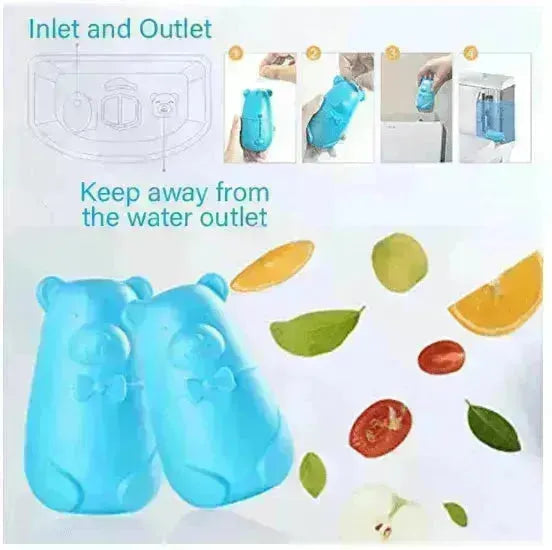 Blue bubble liquid toilet cleaning detergent treasure - EX-STOCK CANADA