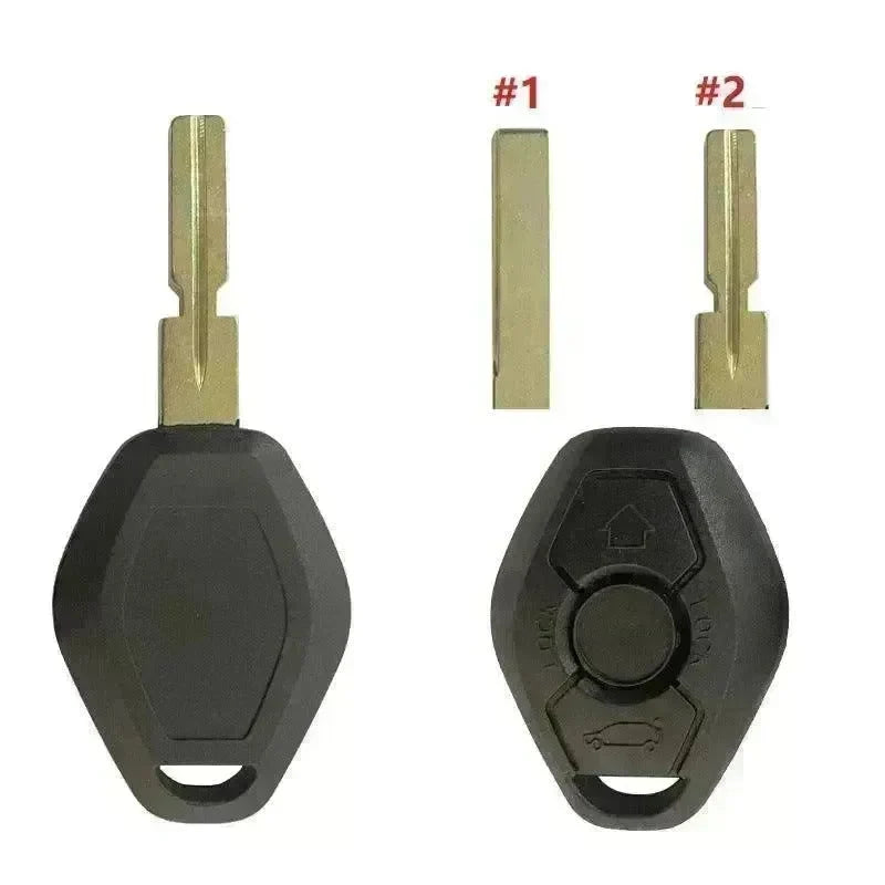 BMW EWS 3 Key Straight Board Replacement Remote Fob Key 315/433 MHZ ID44 HU58 Chip - EX-STOCK CANADA