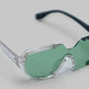 Bored Wear Asymmetrical Green Glasses - EX-STOCK CANADA