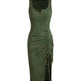Bottom Drawstring Thread Dress Tight Skirt - EX-STOCK CANADA
