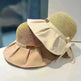 Bow Fisherman Hat Summer Straw Sunhat With Large Brim Anti-UV Sunshade And Face Protection Hat Outdoor - EX-STOCK CANADA