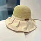 Bow Fisherman Hat Summer Straw Sunhat With Large Brim Anti-UV Sunshade And Face Protection Hat Outdoor - EX-STOCK CANADA
