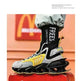 Breathable Fly Woven Mesh High-top Thick-soled Old Shoes Casual Sports Socks Running Shoes - EX-STOCK CANADA