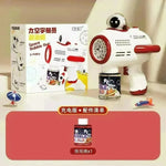 Bubble Gun Machine , Leak Proof Design, Automatic Bubble Blower Maker With Light And Bubble Solution, Summer Outdoor Toys For Birthday Party - EX-STOCK CANADA