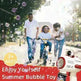 Bubble Gun Machine , Leak Proof Design, Automatic Bubble Blower Maker With Light And Bubble Solution, Summer Outdoor Toys For Birthday Party - EX-STOCK CANADA