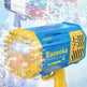 Bubble Gun Rocket 69 Holes Soap Blower With Light - EX-STOCK CANADA