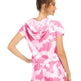 2pcs Tie-dye Loungewear Hoodie Athleisure Short-sleeved short set - EX-STOCK CANADA