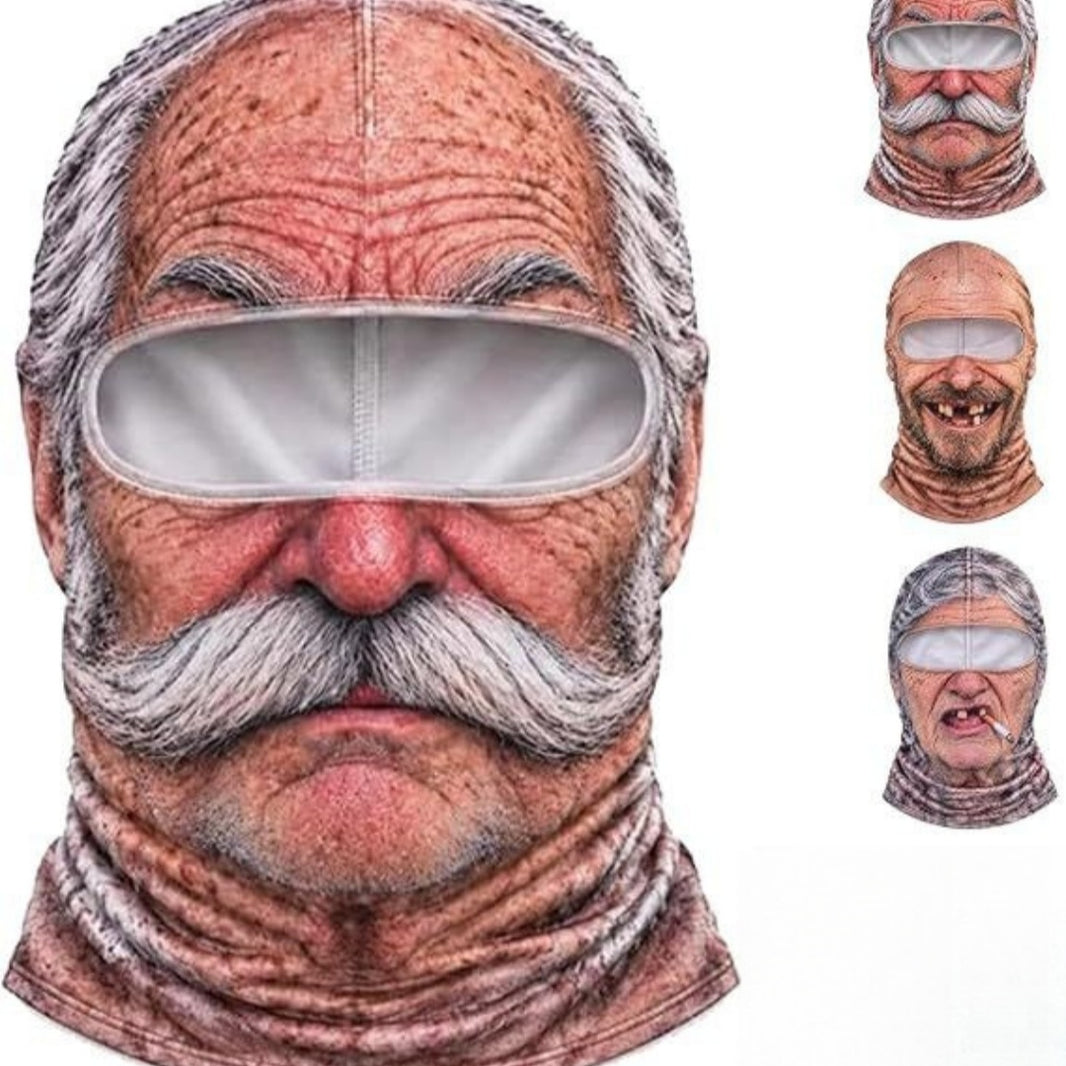 Realistic Winter Ski Face Mask Windproof Thermal Balaclava For Outdoor Sports And Parties | EX-STOCK product gallery photo 1
