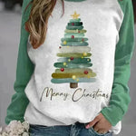 Christmas Tree 3D Digital Printing Women's Pullover Sweatshirt - EX-STOCK CANADA