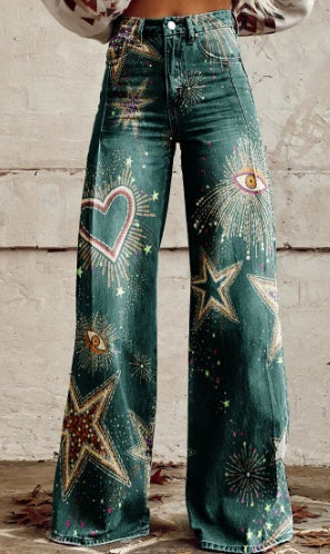 Women's Casual Pants Thin Imitation Jeans EX-STOCK Canada 