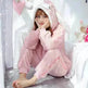 Thick Warm Coral Velvet Pajamas Sets - EX-STOCK CANADA