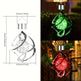 Wind Spinner Solar Light, LED Wind Chimes, Outdoor Decor Changing Color Ball Wind Chimes Solar Hanging Lantern For Home Garden Outdoor Decoration - EX-STOCK CANADA