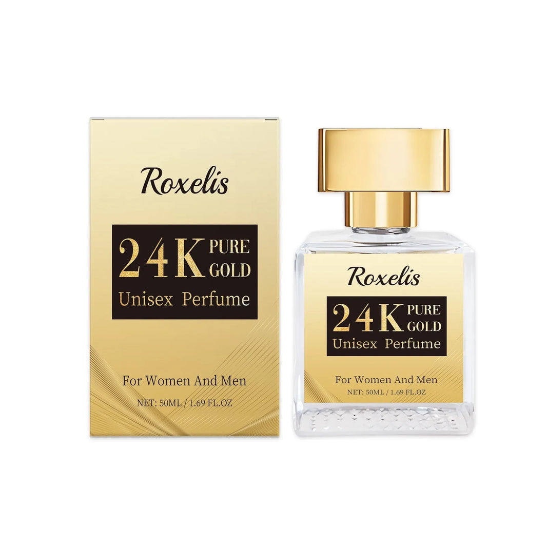 Roxelis 24K reines Gold Unisex Parfüm langlebiges Charme -Parfüm