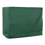 600D Oxford 3-Seater Patio Swing Cover Outdoor Swing Chair Cover Rain Protection Waterproof Anti-UV, Dark Green EX-STOCK