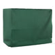 600D Oxford 3-Seater Patio Swing Cover Outdoor Swing Chair Cover Rain Protection Waterproof Anti-UV, Dark Green EX-STOCK