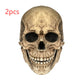 Halloween Movable Mouth Skull Mask Helmet Mouth Movable Skull Full Head Skull Mask EX-STOCK