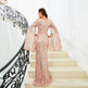 Formal Dress V-neck Banquet Sequined Fishtail Party Dress - EX-STOCK CANADA