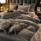 Thickened Winter Coral Flannel Bedding Kit Double Sided Plus Duvet Cover EX-STOCK Canada 