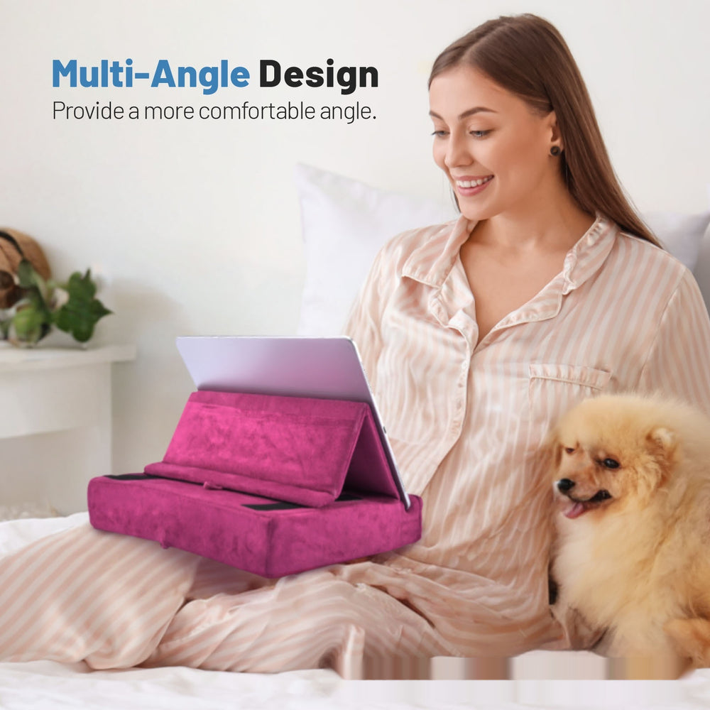 Tablet PC Reading Pillow Notebook Triangular Supporting Frame 