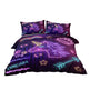 Star Bedding Neon  Pattern 3 Piece Black Duvet Cover Set EX-STOCK Canada 