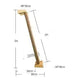 Solid Wood Large Cat Climbing Frame Cat Litter Cat Tree One Cat Shelf - EX-STOCK CANADA