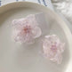 Temperament Flower Sweet Tulle Beaded Exaggerated Earrings - EX-STOCK CANADA