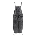 Personality Street Tooling Style Overall Baggy Jeans Pant Women