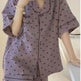 Summer Japanese Bubble Cotton Cute Orange Pajamas For Women - EX-STOCK Canada