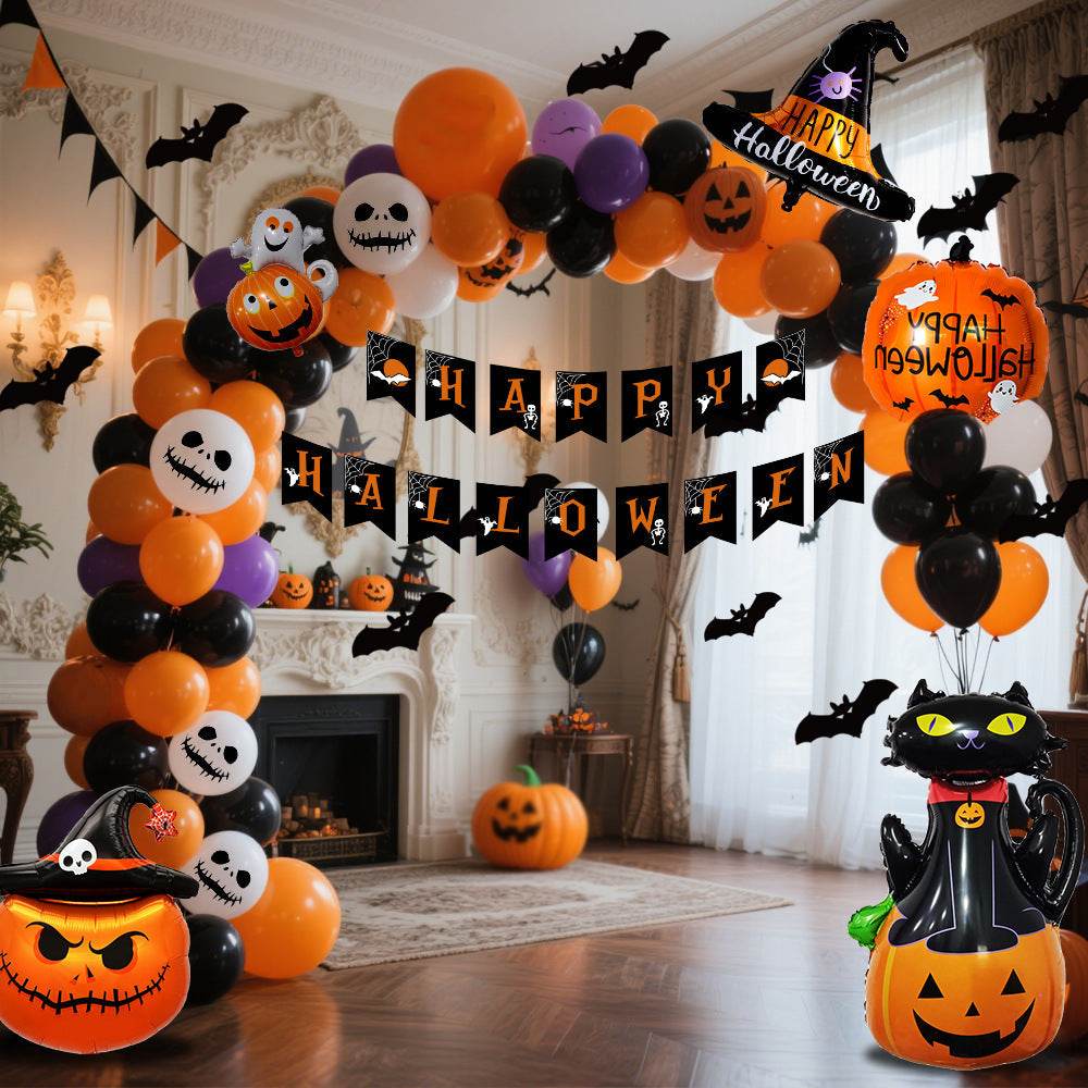 Halloween Hanging Flag Balloon Set Party Decoration Supplies EX-STOCK
