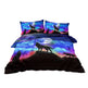 Moon Wolf Duvet Cover Set Single 3pcs Colorful Microfiber Kids Bedding Set EX-STOCK Canada 