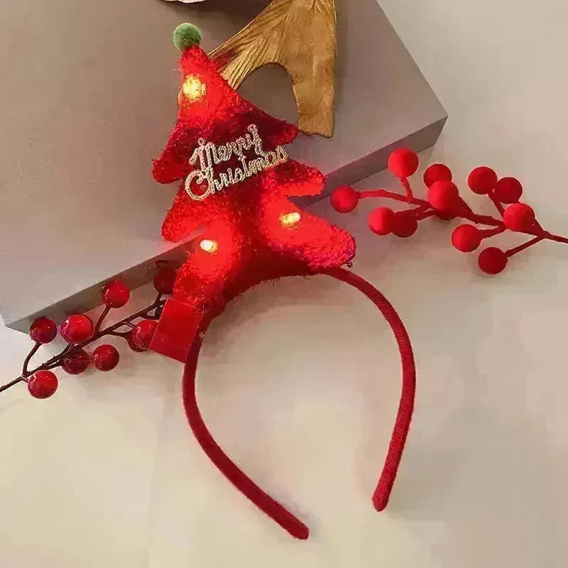 Christmas With Light Headband Snowflake Women's - EX-STOCK CANADA