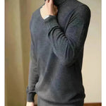 Pure Wool Thermal Slim Fit Turtleneck Sweater for Men - EX-STOCK CANADA