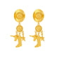 Creative Long Cowboy Hat Eardrops Earrings - EX-STOCK Canada