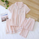 Three-piece Cotton Gauze Pajamas For Women - EX-STOCK Canada
