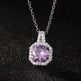 Perfume Bottle Pendant Necklace Women's Full Diamond - EX-STOCK Canada