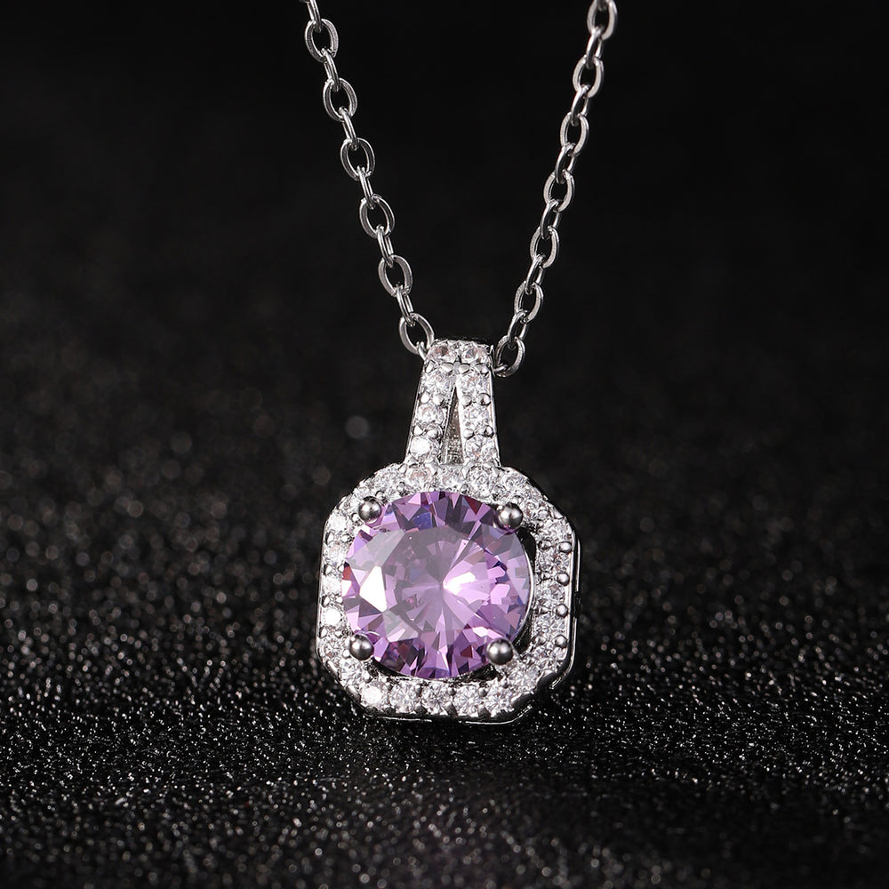 Perfume Bottle Pendant Necklace Women's Full Diamond - EX-STOCK Canada