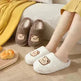 Cute Cartoon Bear Slippers For Couples Winter Warm Non-slip Floor Bedroom Slipper Home Men And Women House Shoes - EX-STOCK CANADA