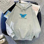 Mujeres Single Butterfly Autumn y Winter Hoole Holdie SweShirt