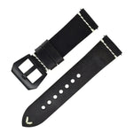 Discoloring Oil Wax Top Layer Cowhide Watch Strap - EX-STOCK CANADA