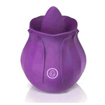 Rechargeable Rose Toy With Tongue Licking Best Clitoral Stimulator for Women - EX-STOCK CANADA