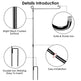 1Pc Garden Flag Stand Flagpole Weatherproof Wrought Iron Coated Yard Flag Holder For Yard Flag Party Banner Fits 11.8x17.7in Flag For Christmas Halloween Outdoor Decoration - EX-STOCK Canada