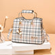 Checkered Design Women's Bag - Satchel Portable Shoulder Crossbody Handbag EX-STOCK Canada 